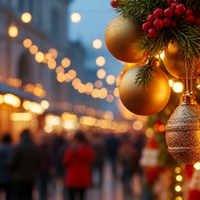 Andi und Elke auf dem Weihnachtsmarkt