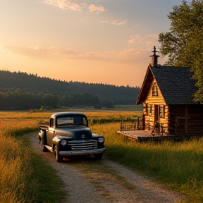 Barnyard Sunrise