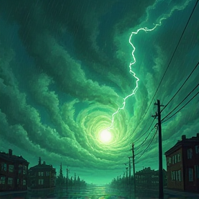 Green-eyed storm