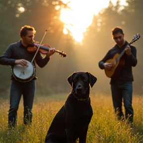 Black Labs and Chickadees