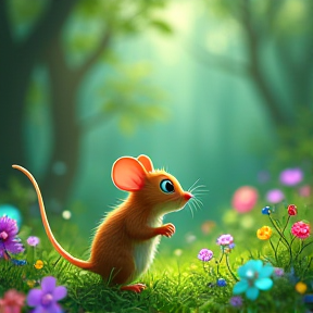 green mouse