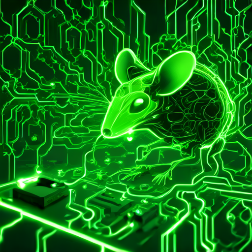 green mouse