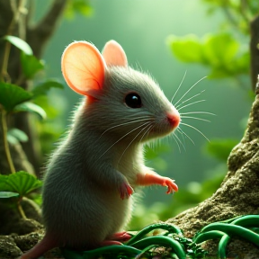 green mouse