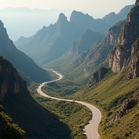 The road may look rocky