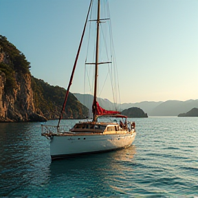 Sailing in Alaska