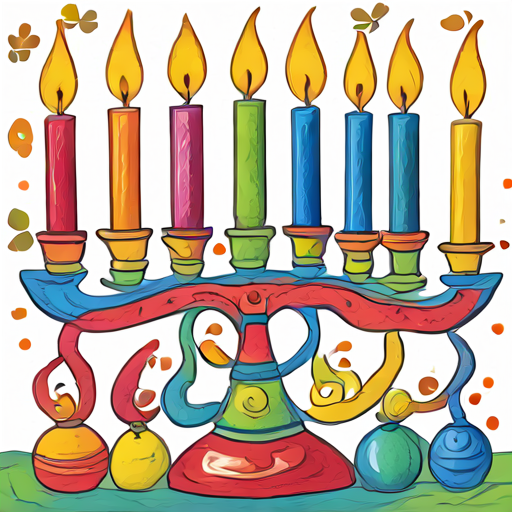 Lopsided Menorah