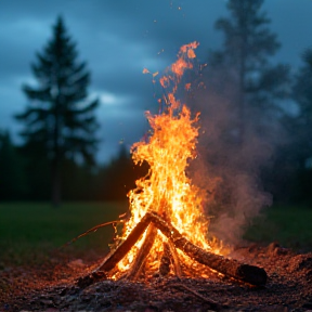 Campfire in Paradise