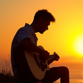 Sonne und Abenddämmerung