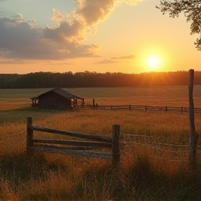 City Lights and Country Fields