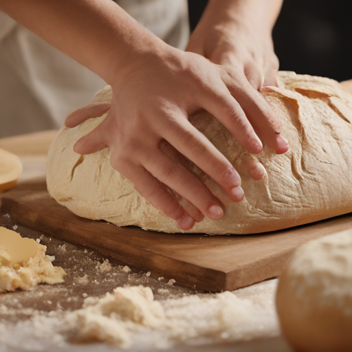 Georg macht sich ein leckeres Brot