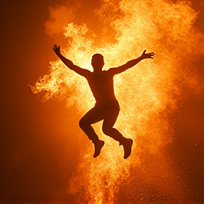 freefalling into fire