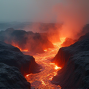 silueta de fuego