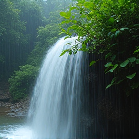 Woman rain 