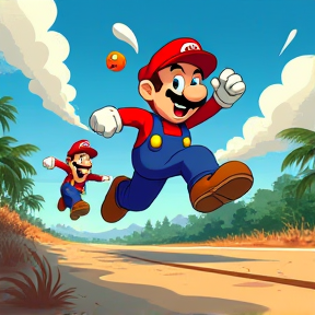 Mario e Luigi, correndo contra o tempo