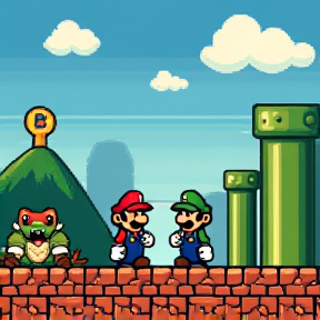 Mario e Luigi, correndo contra o tempo