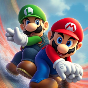 Mario e Luigi, correndo contra o tempo