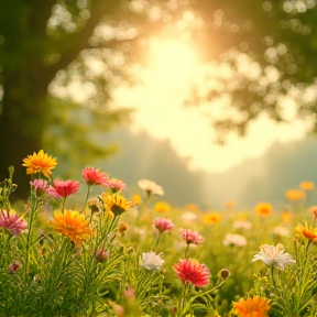 "Field of Sunflowers" -Original by ImagesDesigns Images