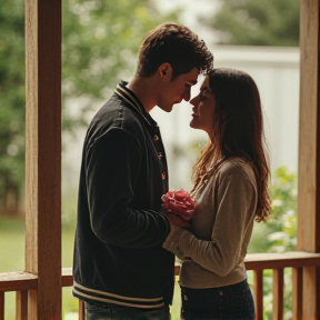 First Kiss Under the Pine