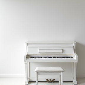 A white piano 2