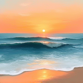 Sunlit Waves