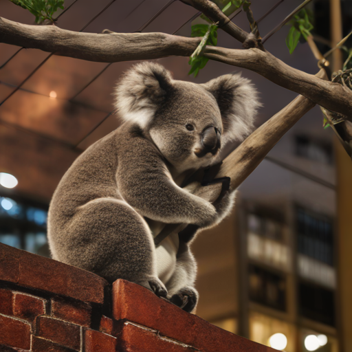 Koala on the block