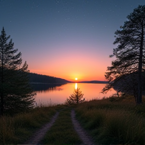 Una bella serata tranquilla