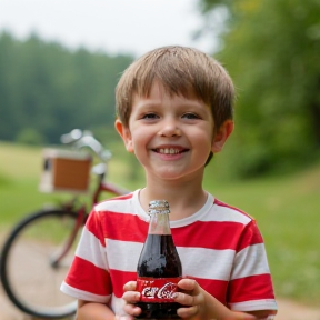 Ragazzo e Coca Cola