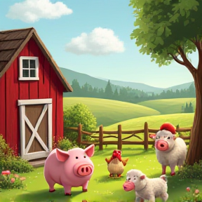 The farm animals