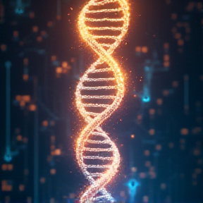 Nucleic-man stands to share light