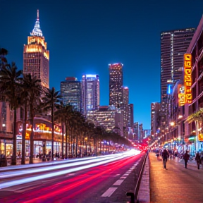 Night Lights of San Diego