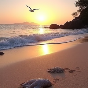 Kleine Vögel am Strand