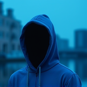 Blue hood