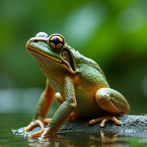 Frogs Harmony in the Woods