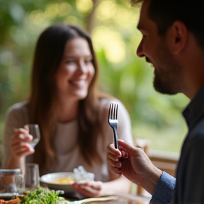 Ursula und Wolfgang bei uns beim Fondue