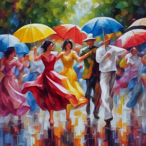 danser sous la pluie