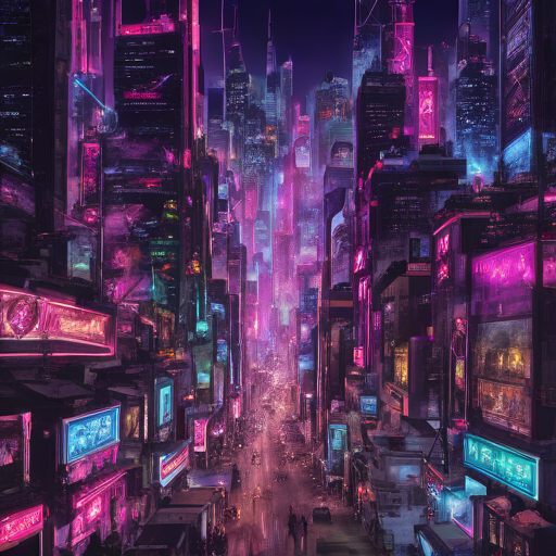 (cyberpunk music)