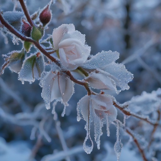 Winter's Glass Roses