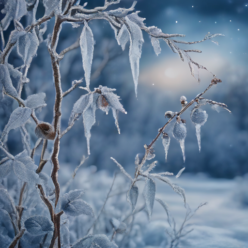 Winter's Glass Roses