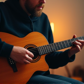 avec ma guitare a la main