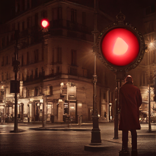 Rouge Piéton, Boulevard Saint Germain