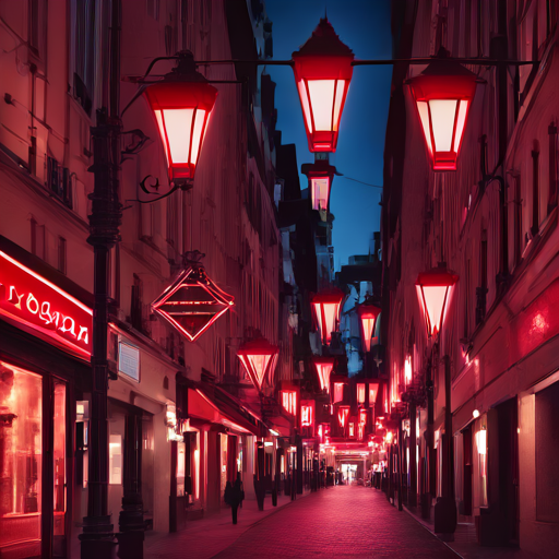 Rouge piéton Boulevard Saint-Germain