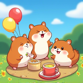 Hamtaro's Joyful Gathering