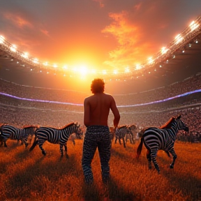 zebra stadium