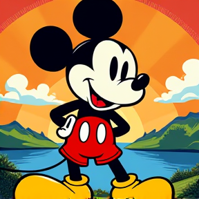 Pica-Pau e Mickey mouse 