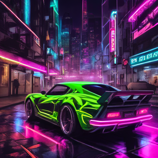 Neon Night Drive