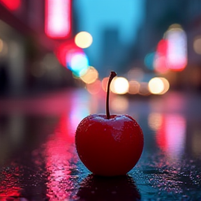 Rainy Strawberries