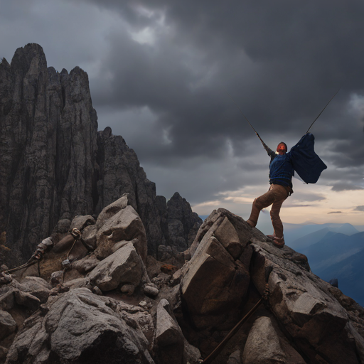 La conquête du sommet