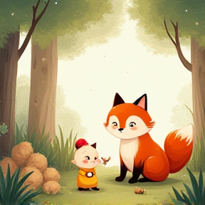 le petit et le renard