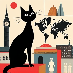 The Jet-Setting Designer Cat