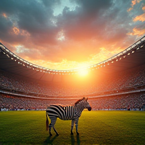 zebra stadium